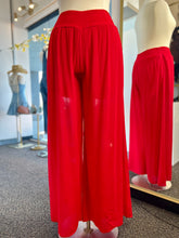Load image into Gallery viewer, Sandra Solid Rayon Gauze Smocked Palazzo Pants