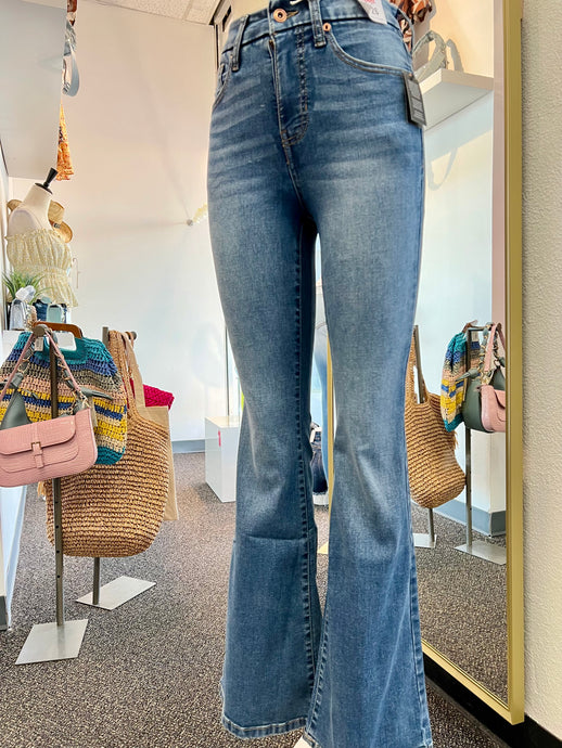 Alexandra Flare Medium Wash Stretchy Jeans