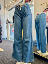 Load image into Gallery viewer, Peggy Wide Leg Draw String Jeans