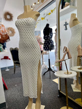Load image into Gallery viewer, Alice White Strapless Polka Dot Dress