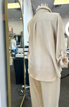 Load image into Gallery viewer, Ammy Plus Size Beige 2 Piece Pants Set