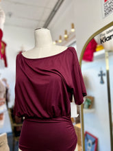 Load image into Gallery viewer, Sabrina Off Shoulder Short Sleeve Ruched Soft Stretchy Top