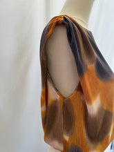 Load image into Gallery viewer, Aubrey Mocha Roud Neck Sleeveless Top with Elasticized Waist