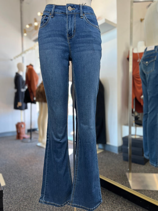 Ariana Medium Wash Mid Rise Bootcut Jeans