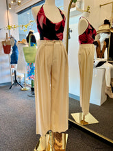 Load image into Gallery viewer, Audrey Beige, White or Black Straight linen Pants