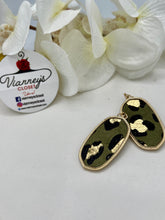 Load image into Gallery viewer, Alanna Animal Print with Gold Tone Earrings