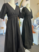 Load image into Gallery viewer, Ashlyn Vintage Olive or Black A Line Maxi Dress