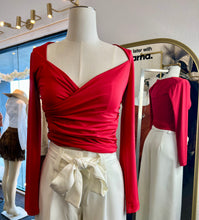 Load image into Gallery viewer, Katie Black or Red Long Sleeve Top