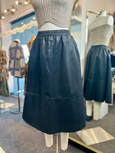 Load image into Gallery viewer, Ailish Black Maxi Leather Skirt