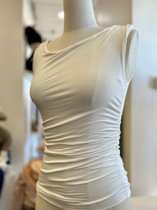 Cecillia White or Black Solid Top
