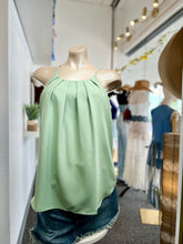 Load image into Gallery viewer, Dina Yellow, Silver Sage Sleeveless Top