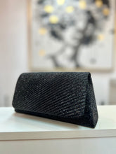 Load image into Gallery viewer, Giselle Gold, Black or Silver Sparkly Clutch