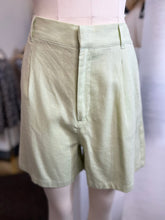 Load image into Gallery viewer, Leanne Linen Key Lime or Natural Blend High Waist Shorts