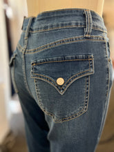 Load image into Gallery viewer, Ariana Medium Wash Mid Rise Bootcut Jeans