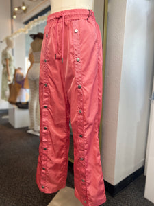 Miranda Coral or Seafoam High Rise Wide Leg Fit Cargo Pants