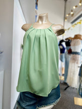 Load image into Gallery viewer, Dina Yellow, Silver Sage Sleeveless Top