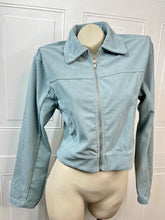 Load image into Gallery viewer, Chloe Corduroy Zipper-Front Jacket