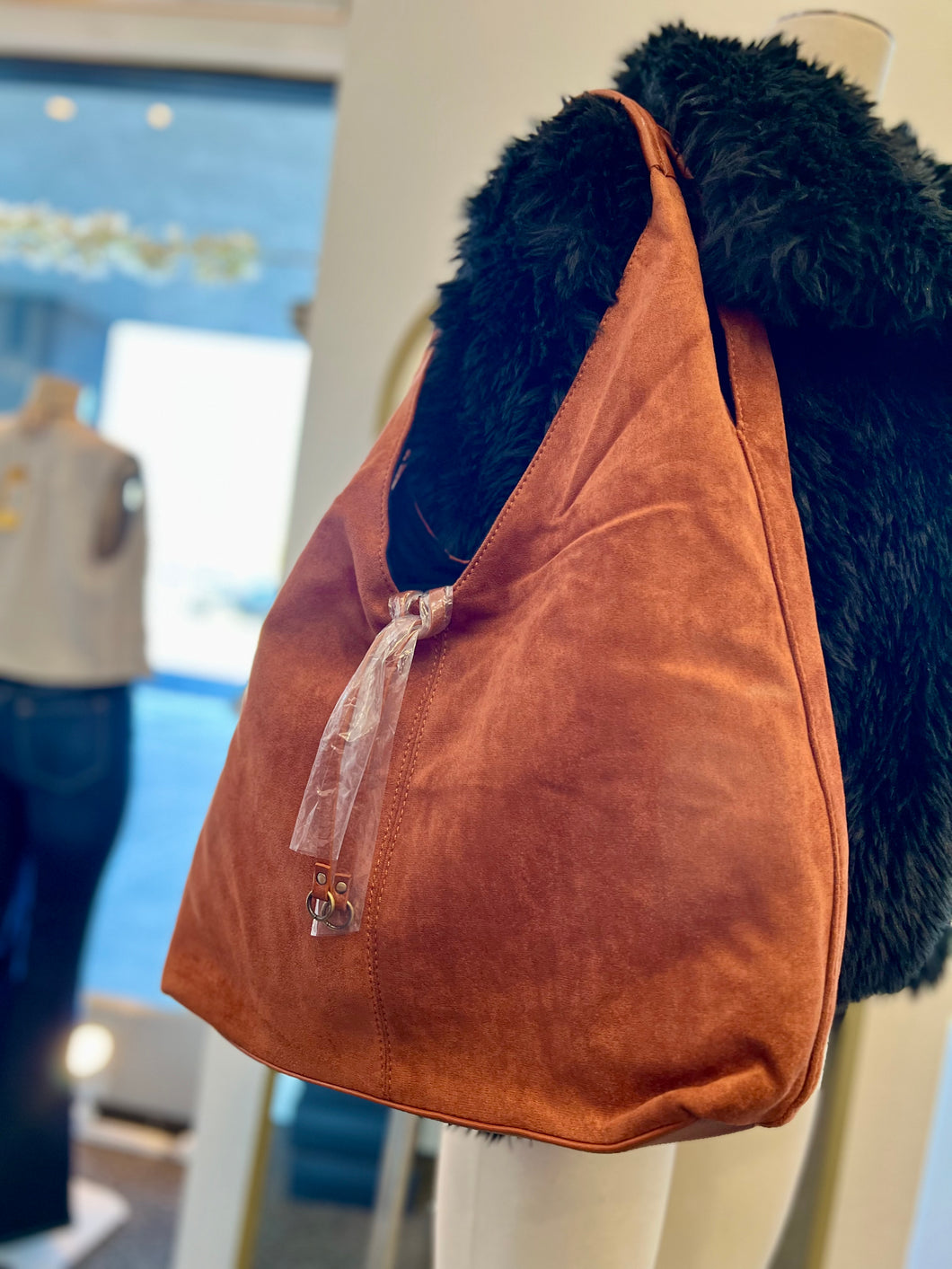 Paulett Suede Large Shoulder Bag