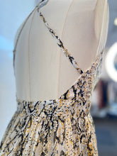 Load image into Gallery viewer, Donna Yellow, Gold, Black Snakeskin Maxi Dress