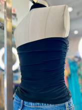 Load image into Gallery viewer, Layla Black Strapless Scarf Top