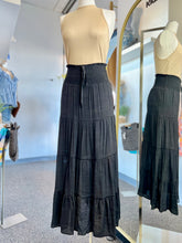 Load image into Gallery viewer, Wendy A Line Smocked Waist Ankle Length Peasant Style Skirt