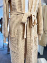 Load image into Gallery viewer, Hayven Mustard Self Tie Long Cardigan