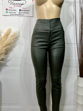 Load image into Gallery viewer, Marisela Vegan Leather High Waist Pants
