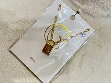 Load image into Gallery viewer, Farah Gold Tone Initial Lock Necklace