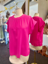 Load image into Gallery viewer, Daniel Fuschia Kelly Green, Fushia and Cobalt Blue Top