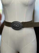 Load image into Gallery viewer, Valerie Silver Buckle Leather Belt