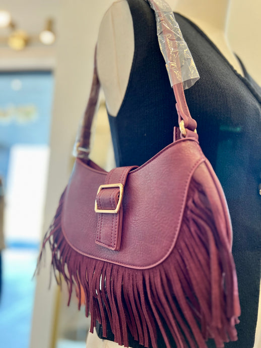 Penelope Shoulder Bag Fringe Leather Bag