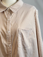 Load image into Gallery viewer, McKenzie Taupe Long Sleeve Striped Top