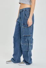 Load image into Gallery viewer, Devonna The Vintage Low Jean with Multiple Cargo Pockets