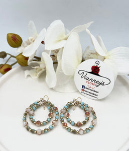 Julia Multicolor Beaded Earrings