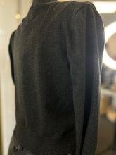 Load image into Gallery viewer, Charcoal Grey 3/4 Sleeve Open Cardigan
