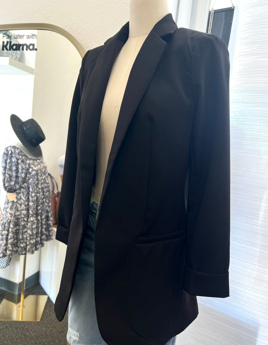 Julianna Black, White, Sorbet or Bright Orange Blazer