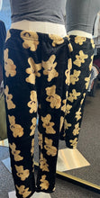 Load image into Gallery viewer, Sophie Teddy Bear Print Black Pajama Pants