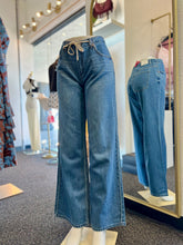 Load image into Gallery viewer, Peggy Wide Leg Draw String Jeans
