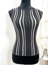 Load image into Gallery viewer, Ginna Black or Tan Gulianna Ribbed Sweater Tank