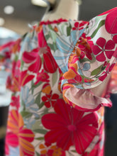 Load image into Gallery viewer, CLEARANCE Destiny Vibrant Colors Floral Ruffle Top
