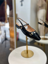 Load image into Gallery viewer, Tiffany Nude or Black Sling Back Flat Shoes