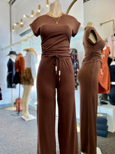 Load image into Gallery viewer, Cristine Brown Pants 2 Piece Set