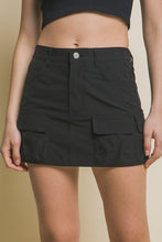 Load image into Gallery viewer, Mairim Black, Khaki or White Cargo Skirt