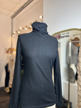 Load image into Gallery viewer, Bethany Black Long Sleeve Turtleneck Top