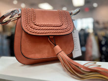 Load image into Gallery viewer, Vegan Braided Detail Tassel Crossbody