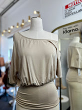 Load image into Gallery viewer, Sabrina Off Shoulder Short Sleeve Ruched Soft Stretchy Top
