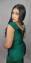 Load image into Gallery viewer, Tianna Teal Off Shoulder Evening Dress