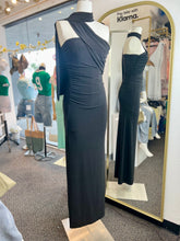Load image into Gallery viewer, Bethany Butter Yellow or Black Maxi Dress Scarf Included