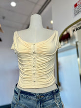 Load image into Gallery viewer, Anastacia Baby Yellow or Black Off Shoulder Top