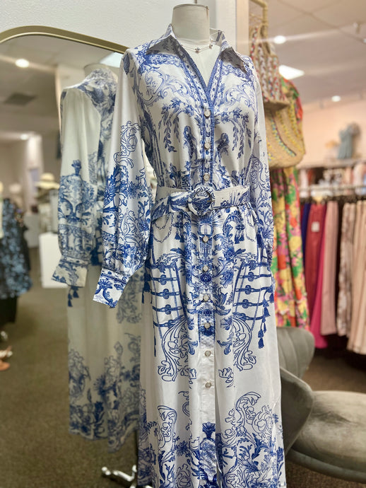 Marla Belted Maxi Dress